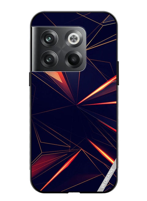 Protective Case Cover For OnePlus Ace Pro Geometrical Design Multicolour