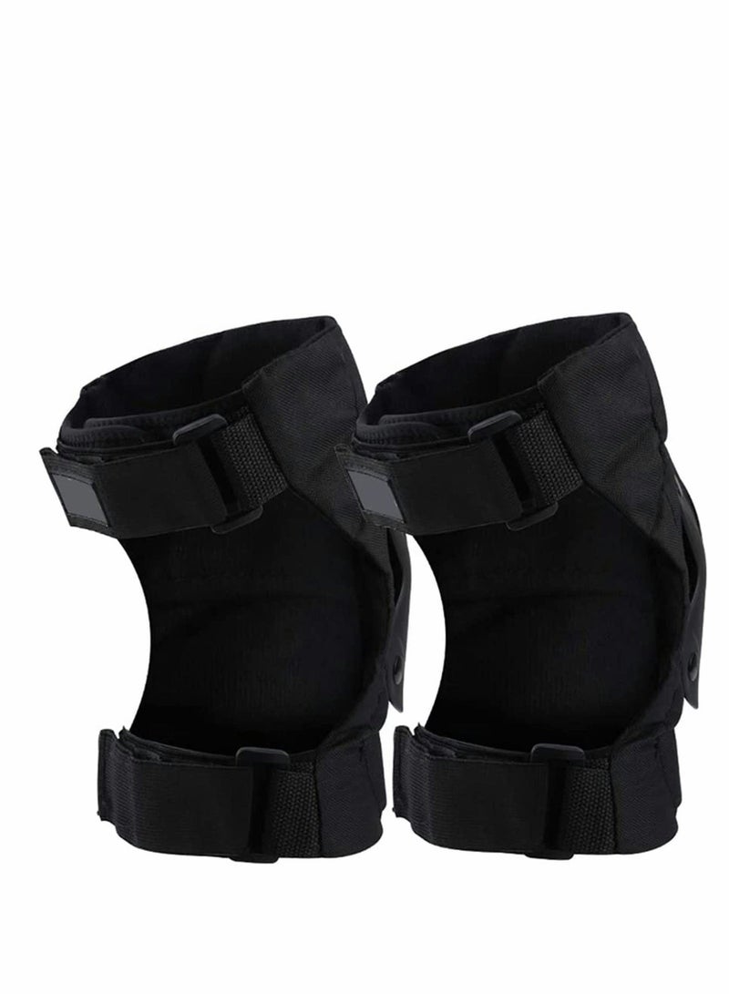 Generic Adult Knee Pads, 1 Pair Adjustable Knee Cap Pads Cycling Knee Brace and Elbow Guards, Protector for Bike Motorcycle Cycling Racing Outdoor Active Knee Protector Gear - Image 5