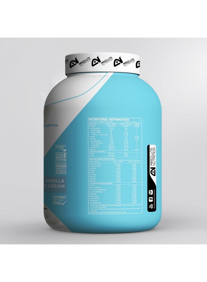 Absolute Nutrition’s Alpha Series Exclusive Whey Protein 2KG (French Vanilla) - Image 2