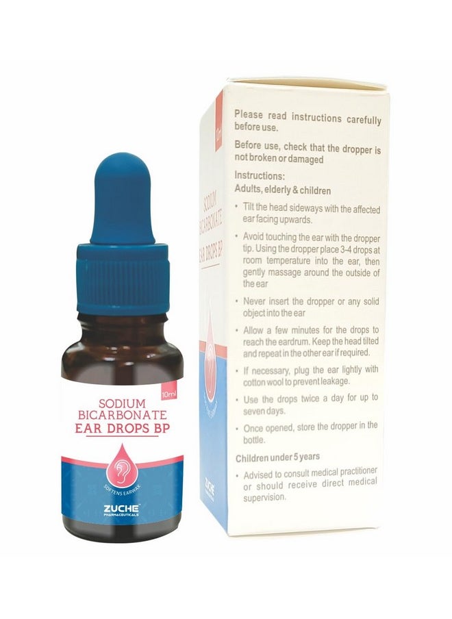 Generic Sodium Bicarbonate Ear Drops 10 Ml Glass (2 Units) | Ear Wax Remover | Naural Product | Medical Grade  - Image 2