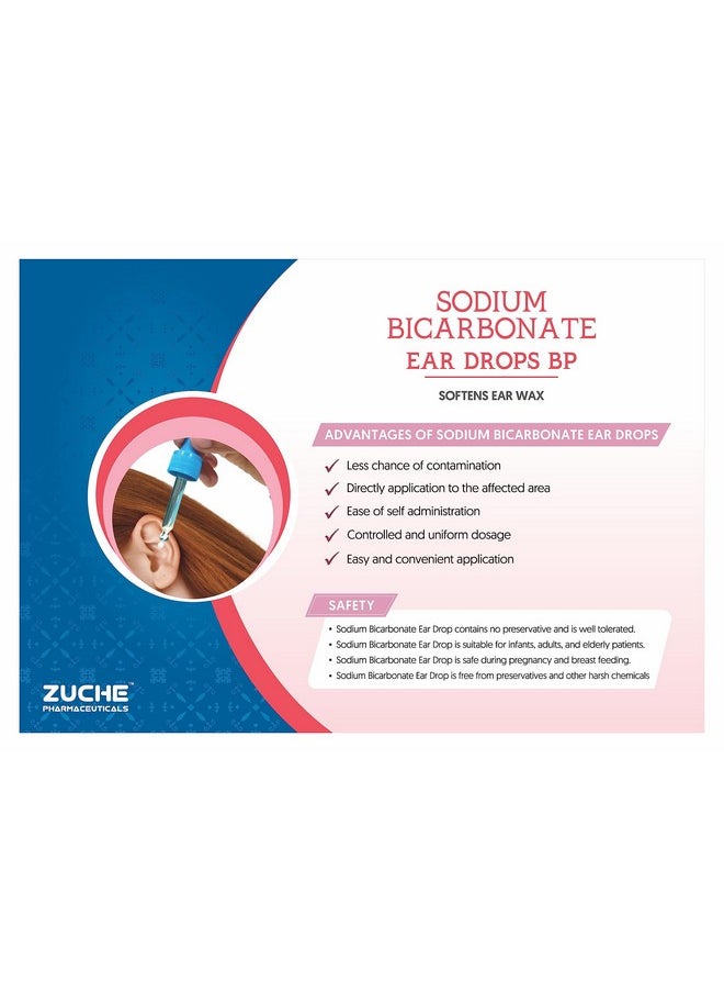 Generic Sodium Bicarbonate Ear Drops 10 Ml Glass (2 Units) | Ear Wax Remover | Naural Product | Medical Grade  - Image 3