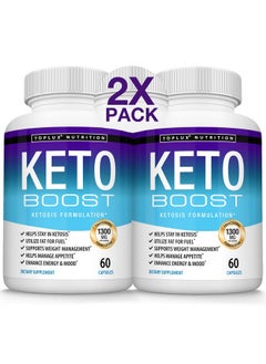 Keto Boost Diet Pills Ketosis Supplement Natural Exogenous Keto Formula Support Energy & Focus Advanced Ketones For Ketogenic Diet Keto Diet Pills For Men Women
