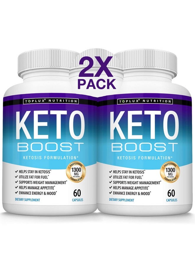 Toplux - Keto Boost Diet Pills Ketosis Supplement Natural Exogenous Keto Formula Support Energy & Focus Advanced Ketones For Ketogenic Diet Keto Diet Pills For Men Women - Image 1