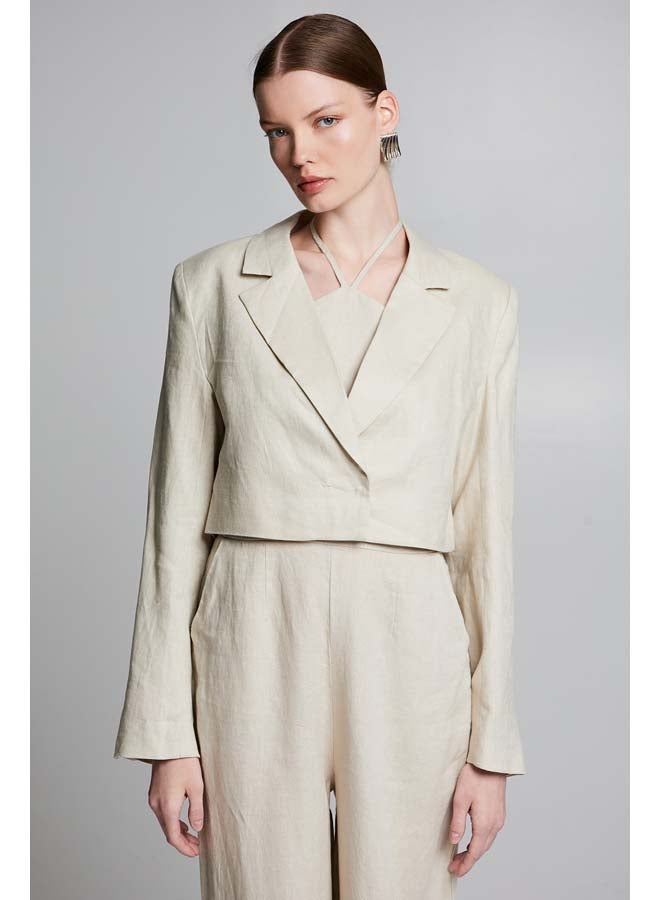 BSB Linen crop blazer - Image 5