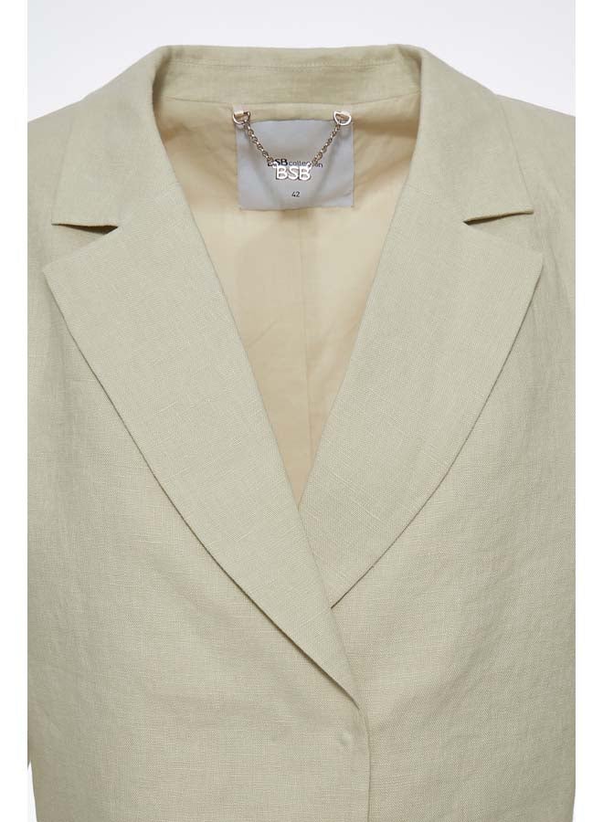 BSB Linen crop blazer - Image 2