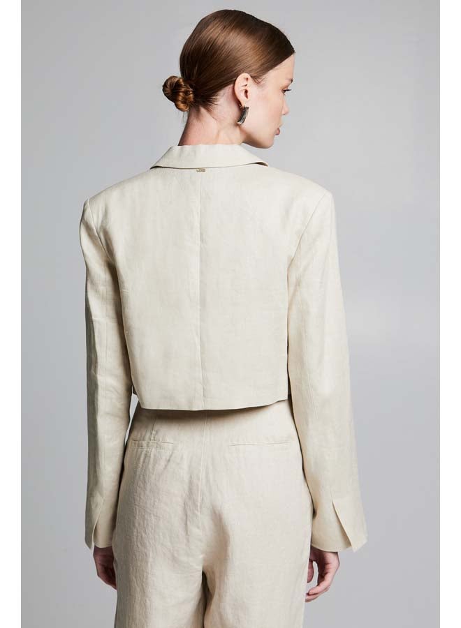 BSB Linen crop blazer - Image 4