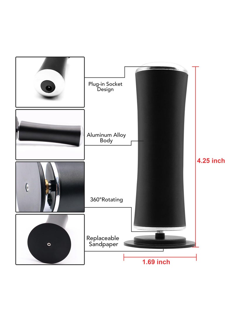 إزالة callus القدم الكهربائية، ملف قدم إلكتروني مع سرعة قابلة للتعديل، 60 قطعة من أقراص ورق الصنفرة البديلة، مصنف القدم للوجه للرجال والنساء للجلد الميت والمتشقق والخشن - Image 4