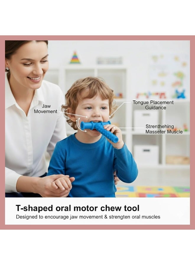 سيف-أو-كيد أداة علاج النطق غير السامة – أنبوب قابل للمضغ مصنوع من السيليكون الخالص الخالي من مادة BPA للأطفال الصغار - Image 2