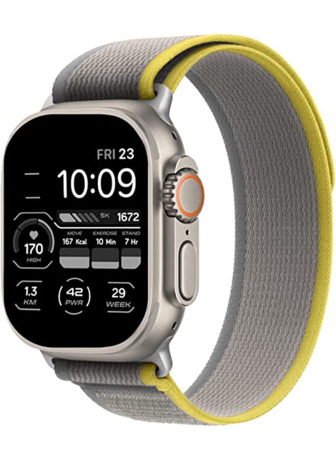 SHOPI - Trail Loop Compatible with Apple Watch Band 49mm 45mm 44mm 42mm 41mm 40mm 38mm, Nylon Weave Sport Loop Men Women Adjustable Pull Tab Strap for Apple Watch Ultra iWatch Series 8 7 6 5 4 3 2 1 SE - Image 1
