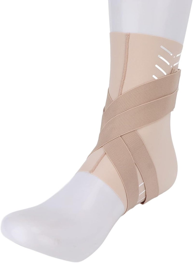 woobles Ankle Brace Support, 3 Sizes Breathable Adjustable, Sports Ankle Care Wrap Strap (Skin Color)(S) S - Image 1