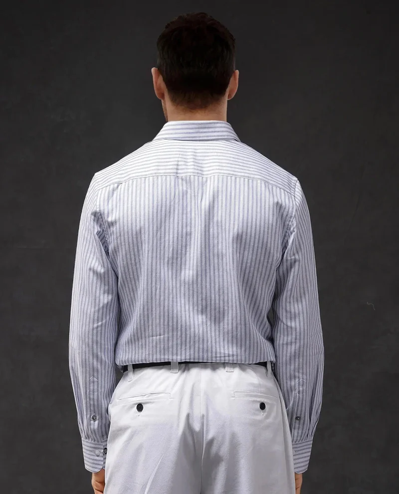 Rare Rabbit Men's Giza Cotton Cuff Link Shirt