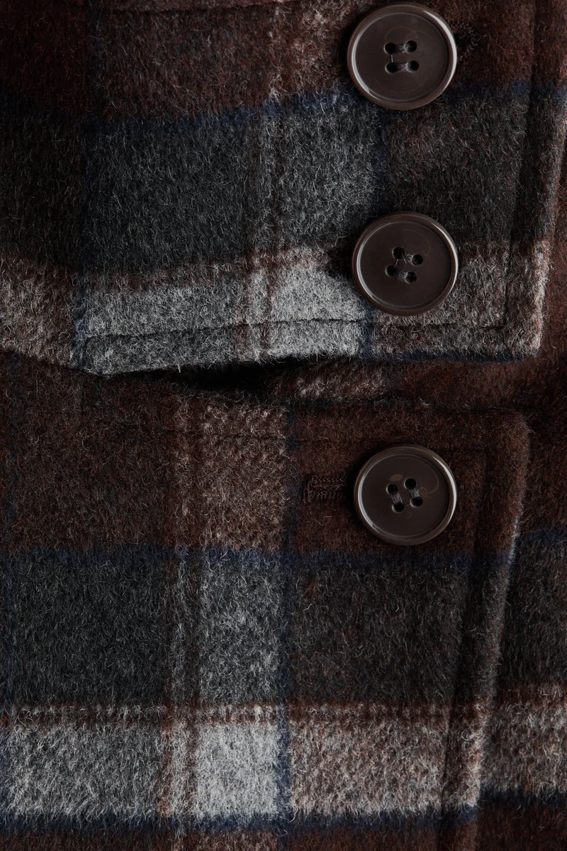 H&M  Felted funnel-collar jacket for Women | Best Price UAE