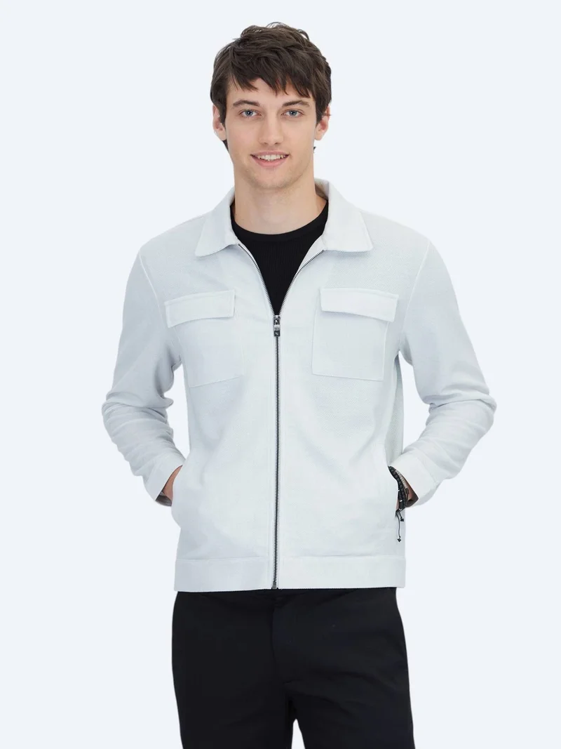 Kip Stone Regular Fit Casual Knitting Coat