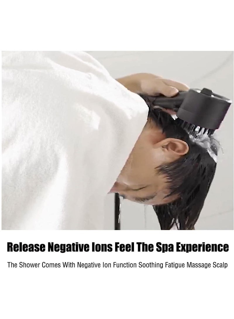 YOMYM Shower Filter Head High Pressure Bathroom Accessories Set to Remove Chlorine and Impurities, Massages Scalp Anti Hair Fall Dry Skin with Shower Hose and Shower Holder (3 Modes) - Image 5