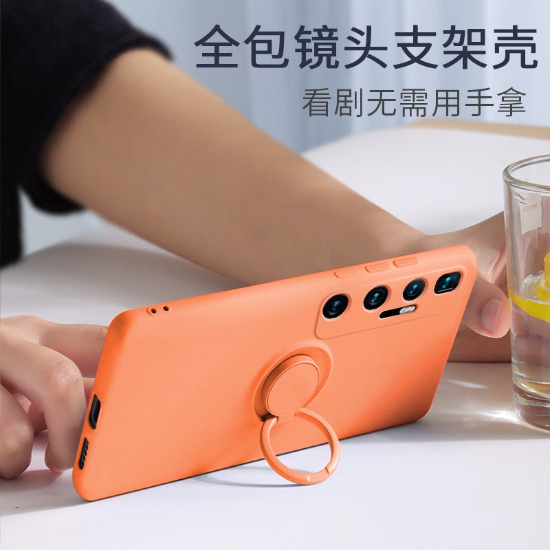 غطاء واقي، مقاوم للصدمات لـ Xiaomi 12 Pro، أسود، سيليكون، حامل قائم , حماية من السقوط بوظيفة حامل من السيليكون باللون الأسود عملي للاستخدام المتكرر خفيف الحمل للاستخدام العملي - Image 5