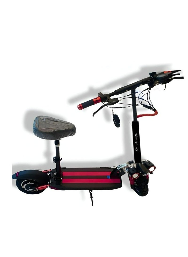 وينر سكوتر كهربائي Winner Sky أسود 48 فولت 3000 واط محرك 40 كم/ساعة سرعة C10