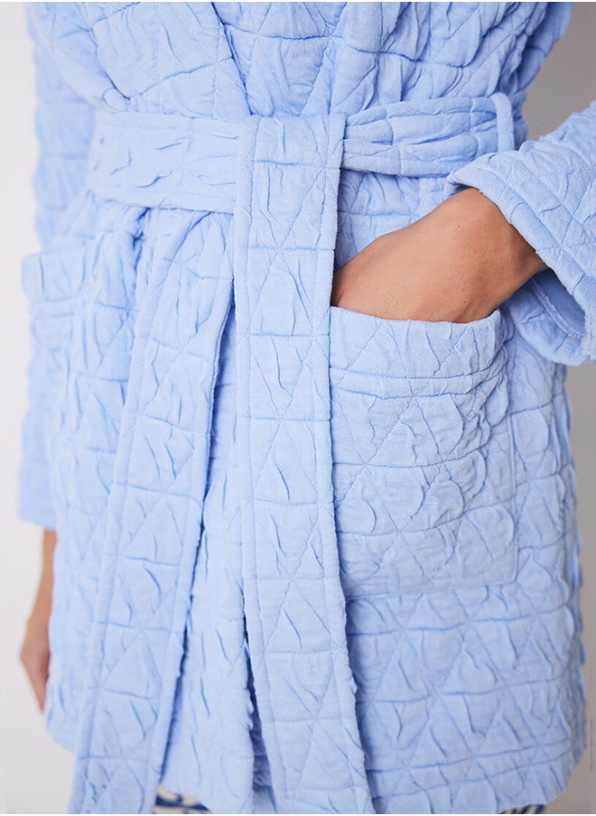 women'secret - Quilted Wrap Short Robe - Image 1
