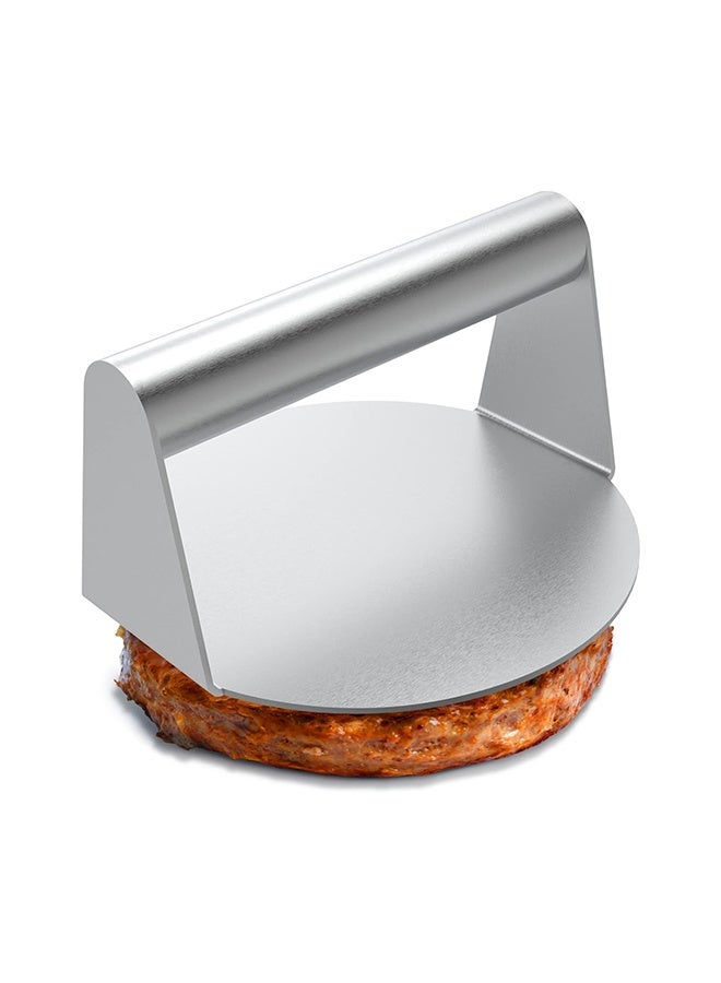 Stainless Steel Burger Press,Professional Griddle Accessories Kit for Flat Top Grill, Hamburger Patty Maker and Squeeze Grease  - Image 1