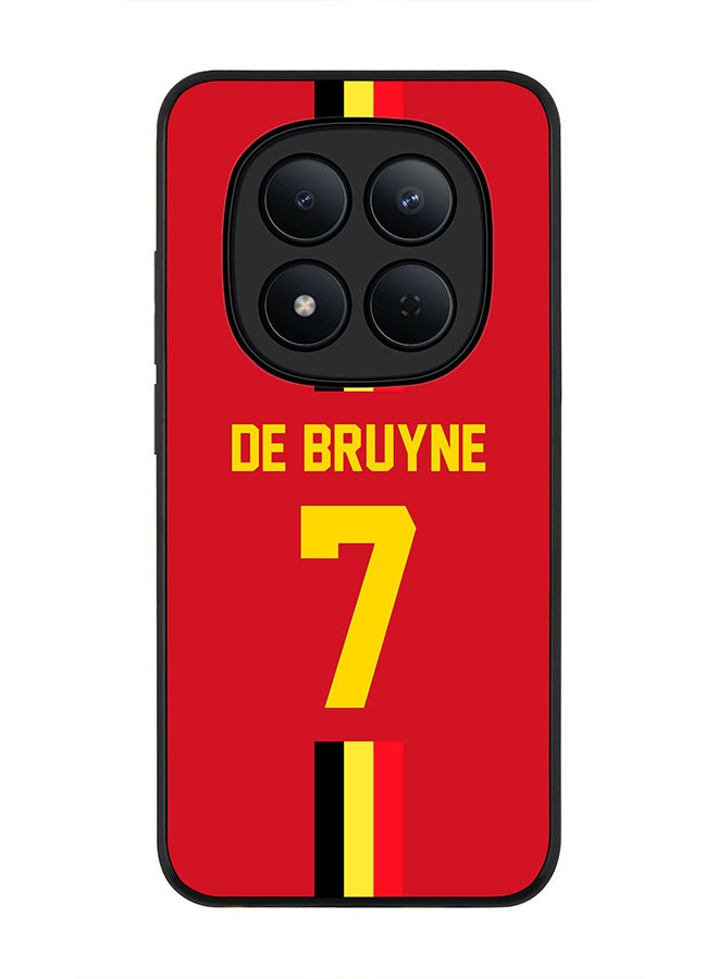For Xiaomi Redmi Note 15 Pro 5G Case,Slim fit Camera Protection, Shockproof Thin Phone cover  - Football - Belgium,  De Bruyne