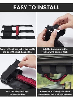 KASTWAVE Braided Handle, Roof Armrest, Roll Bar Grab Handles  - Image 4