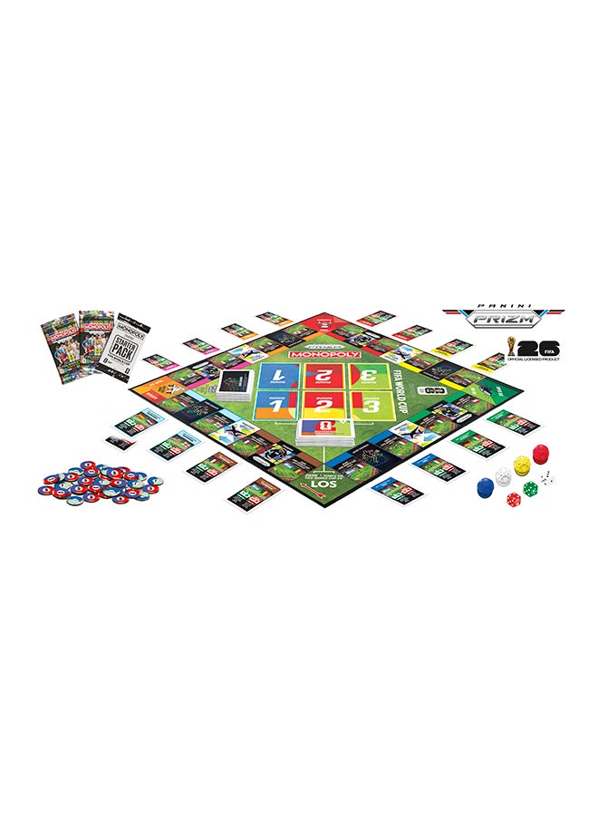 Monopoly Panini Prizm: FIFA World Cup Game I Football Board Game with Monopoly Panini Prizm FIFA World Cup 2026 Trading Cards I Ages 8+ - Image 2