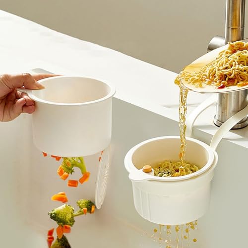 SECRET DESIRE Kitchen Sink Drain Strainer Basket Food Catcher Corner Hanging Sink Strainer Green - Image 2