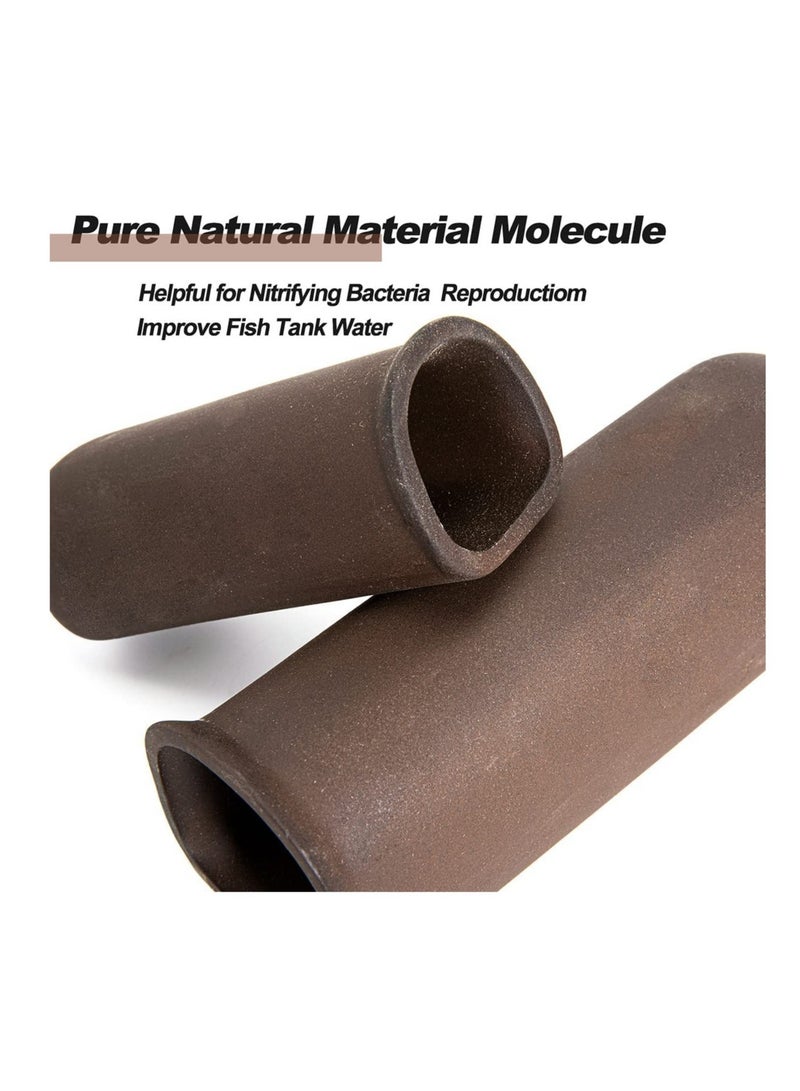 SYOSI 2 قطعة زينة حوض السمك كهف-كهف بلكو-زينة حوض السمك-صخور حوض السمك-إكسسوارات السمك-كهف الصخور-سمكة بيتا للزينة للاختباء و بلكو و صخور سمكة بيتا و الروبيان و السيكلدس - Image 4