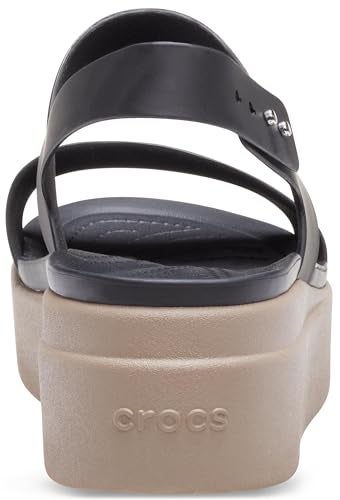 Crocs Brooklyn Low Wedge Black/Mushroom 5 M - Image 2