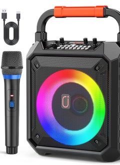 Karaoke Machine with 2Wireless Microphones Bluetooth Karaoke Speaker System with Dynamic Colorful Lights - pzsku/ZDF23B1514C9DCD0C53BDZ/45/1741062731/e17c54cf-4819-4aea-a88f-060bc0714b45