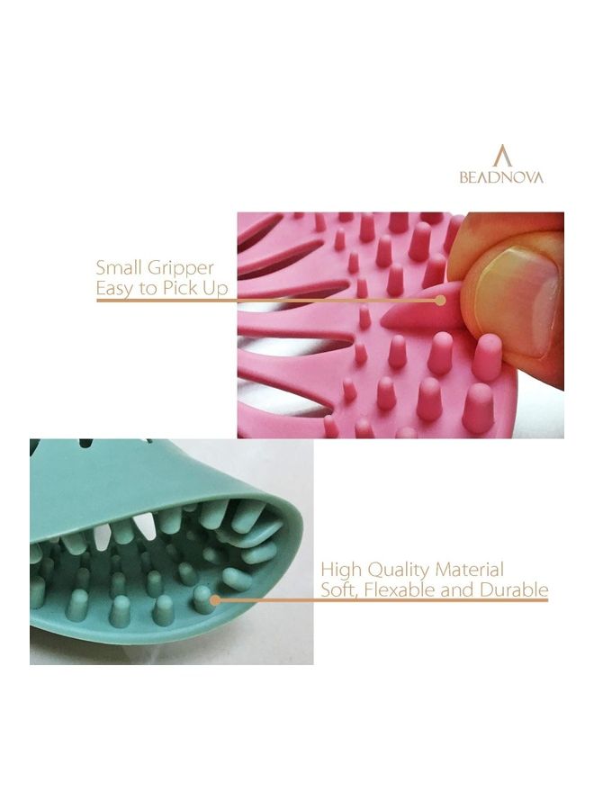 4-Piece Sink Strainer Drain Stopper Shower Filter Multicolour - Image 5