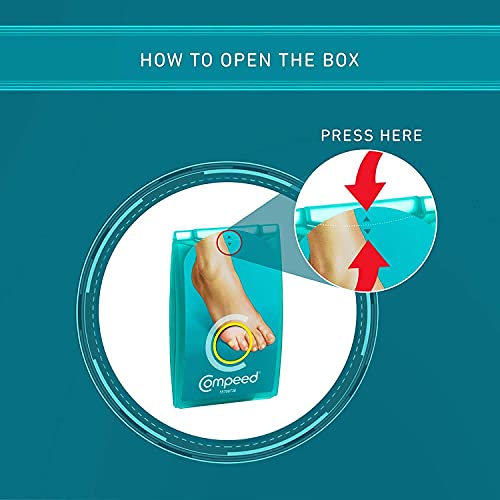 COMPEED Advanced Corn Care, Hydrocolloid Cushions for Instant Pain Relief and Softening Corns, 10 Count Corn Toe Pads (2 Packs) - Image 4