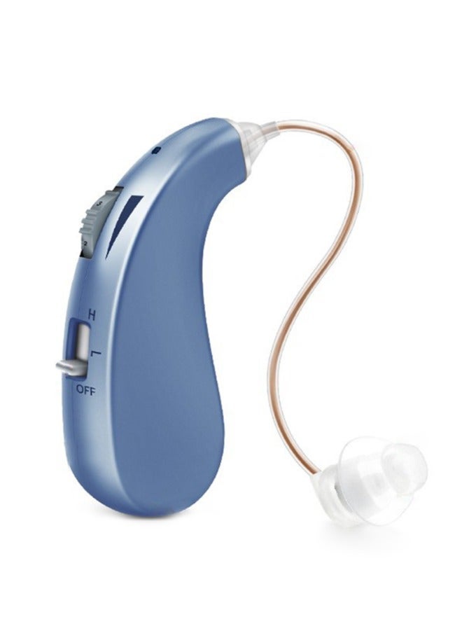 ماركة غير محددة Rechargeable Hearing Aid for Seniors with Noise Cancelling, Hearing Aids Loss Amplifier Seniors u0026 Adults Charging Case u0026 Volume Control, Blue  - Image 1