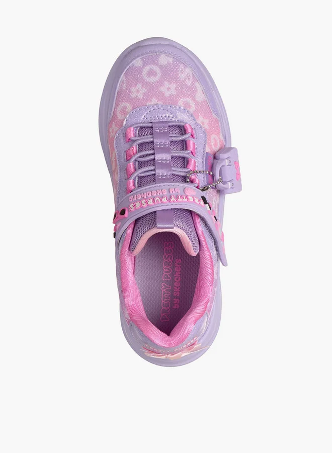 SKECHERS Girls Power Jams 2.0 Hook & Loop Sneakers