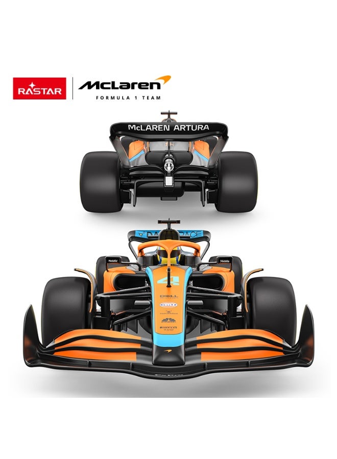 RASTAR راستر 1:12 مقياس ماكلارين F1MCL36 سيارة تحكم عن بعد، سيارة لعبة RC ماكلارين مرخصة رسميًا للأطفال - Image 3