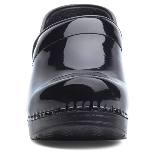 Dansko Women’s Professional Slip-On Clogs –Rocker Sole and Arch Support for Comfort-Ideal for Nursing, Food Service, Healthcare Black Patent 12.5-13 M US - Image 4