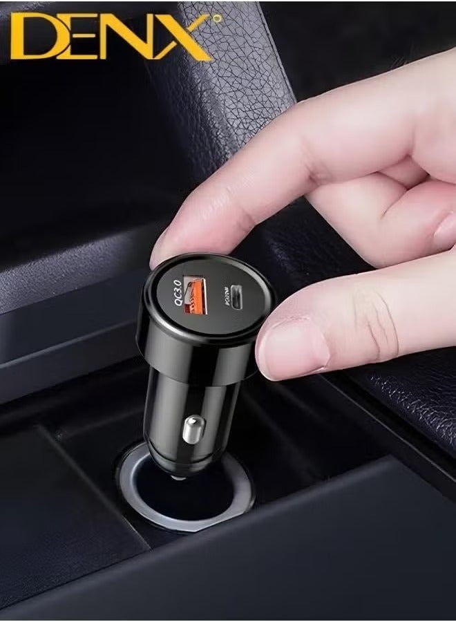 Denx Car Charger, 48 W Fast Car Charger For Dual Ports - Image 2