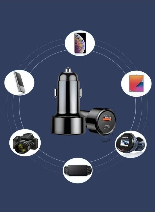 Denx Car Charger, 48 W Fast Car Charger For Dual Ports - Image 3