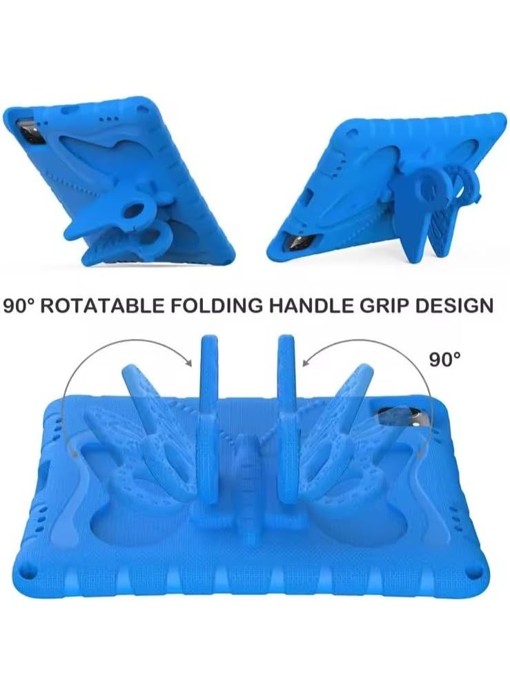 Fekra Case For Honor Pad X9a 11.5” 2025 | Honor Pad X9 / X9 Pro 2025 | Honor Pad X8 Pro, EVA Kids Shockproof Handle Protective Case Cover (Butterfly Blue) - Image 2