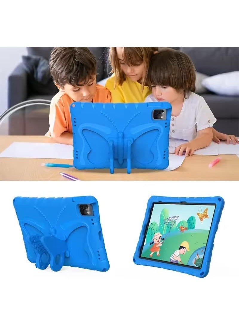 Fekra Case For Honor Pad X9a 11.5” 2025 | Honor Pad X9 / X9 Pro 2025 | Honor Pad X8 Pro, EVA Kids Shockproof Handle Protective Case Cover (Butterfly Blue) - Image 4