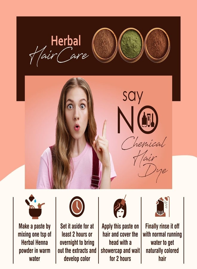 IYUSH Herbal Ayurveda Manjistha Powder with Katha Powder for Hair and Herbal Henna Powder for Hair Colour - 750gm | Natural Hair Colour | Hair Volume Powder | Hair Mask for Hair Growth | 250gm each - Image 5