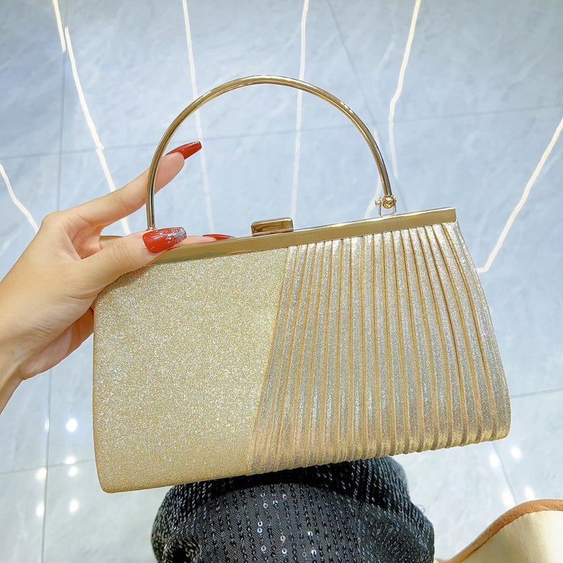 New Sparkling Banquet Handbag Crossbody Dinner Dress Bag Ktv Party Evening Bag Socialite Large Capacity Women'S Bag - Image 1