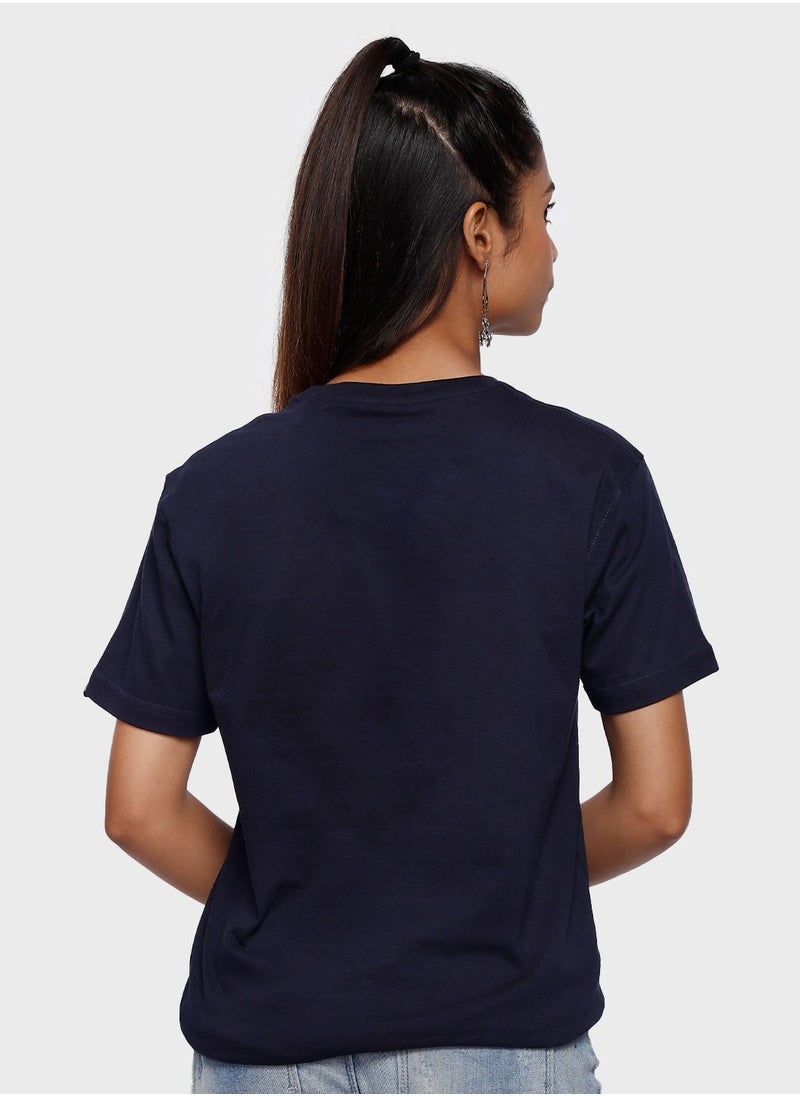The Souled Store The Souled Store Donald Duck: Stripes Mens and Womens Graphic Printed T-Shirt  - Image 3
