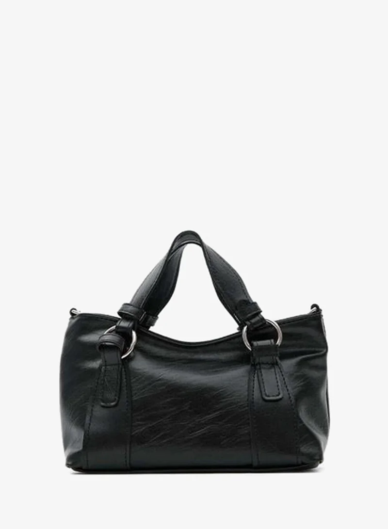 Shule Bags  Jardin Ring-Detail Hand and Crossbody Bag – Black. for Women | Best Price UAE