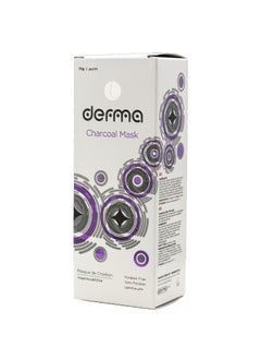 Derma Charcoal Face Mask, Paraben Free, 75g  - Image 1