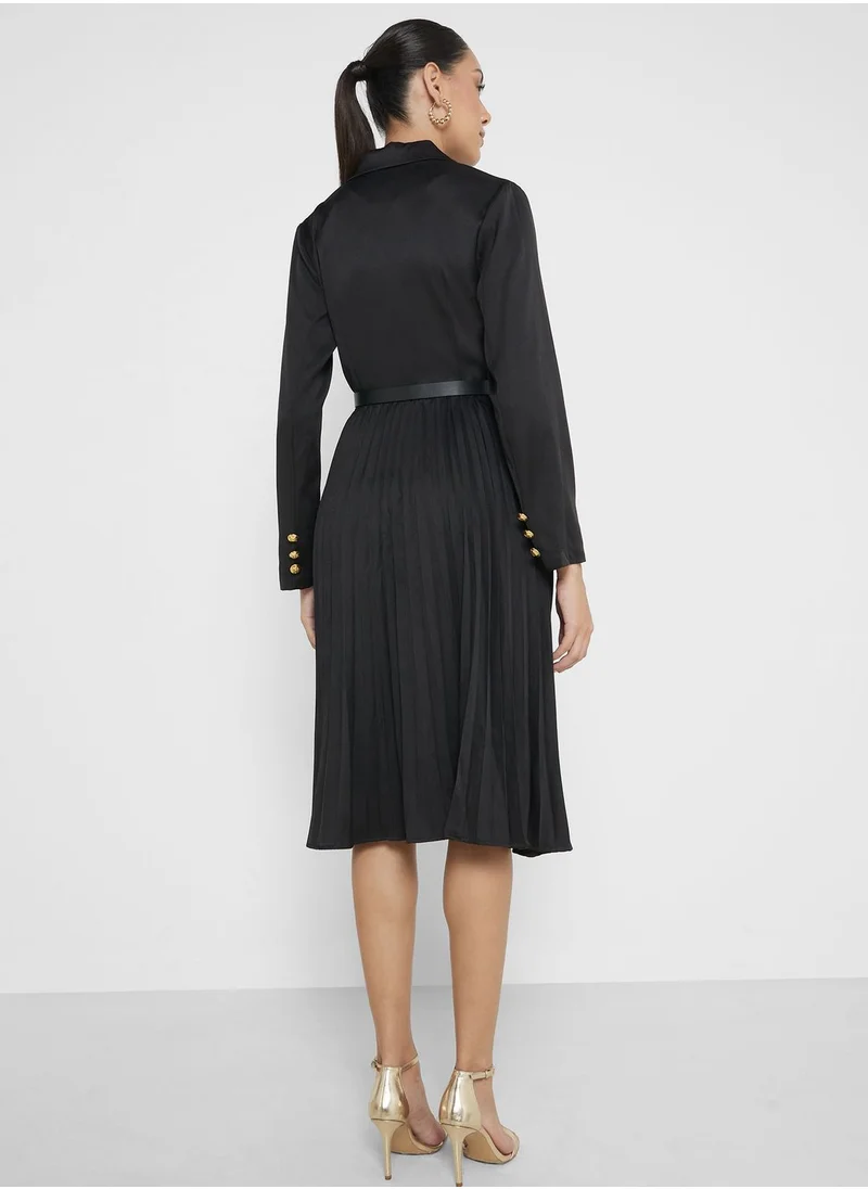 ELLA Blazer Dress With Pleats