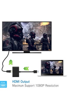 GULFLINK USB to HDMI VGA Adapter, USB 3.0 to HDMI Converter 1080P HDMI and VGA Sync Output  - Image 2