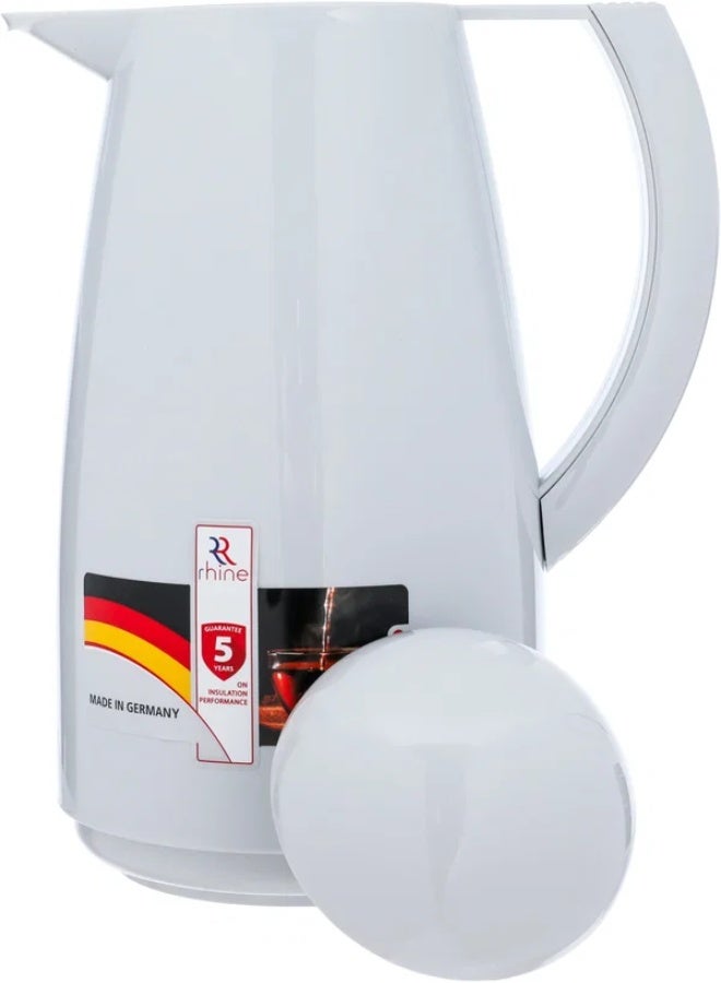 RHINE thermos, 1 liter, glass inner container, plastic outer shell - gray - Image 4