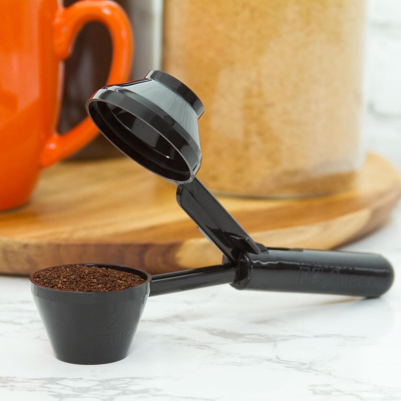 Perfect Pod EZ-Scoop Coffee Scooper & Funnel for Reusable K Cup Refillable Coffee Pods, 2 Tablespoon Capacity Black - Image 2