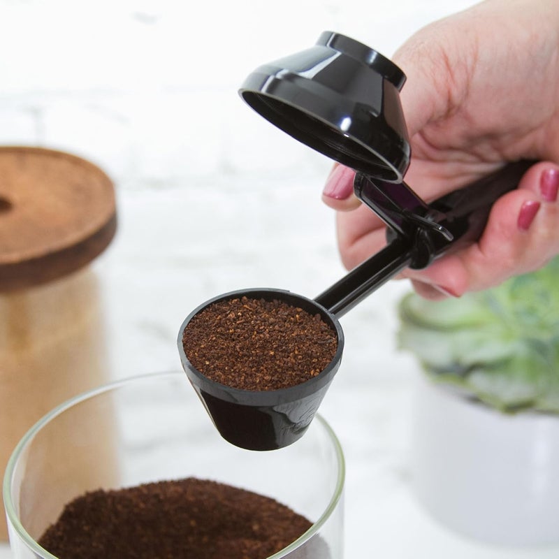 Perfect Pod EZ-Scoop Coffee Scooper & Funnel for Reusable K Cup Refillable Coffee Pods, 2 Tablespoon Capacity Black - Image 3