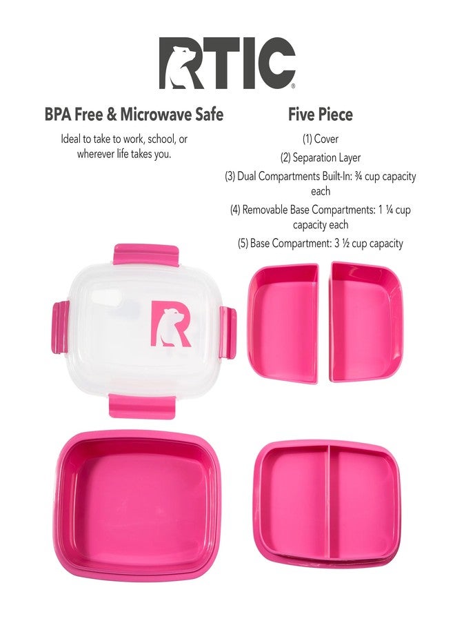 RTIC Ice Lunch Set - Includes Freezable Lunch Bag and Container and 16oz Little Road Trip Stainless Steel Insulated Tumbler for Work, Travel, Sweet Hearts - Image 5